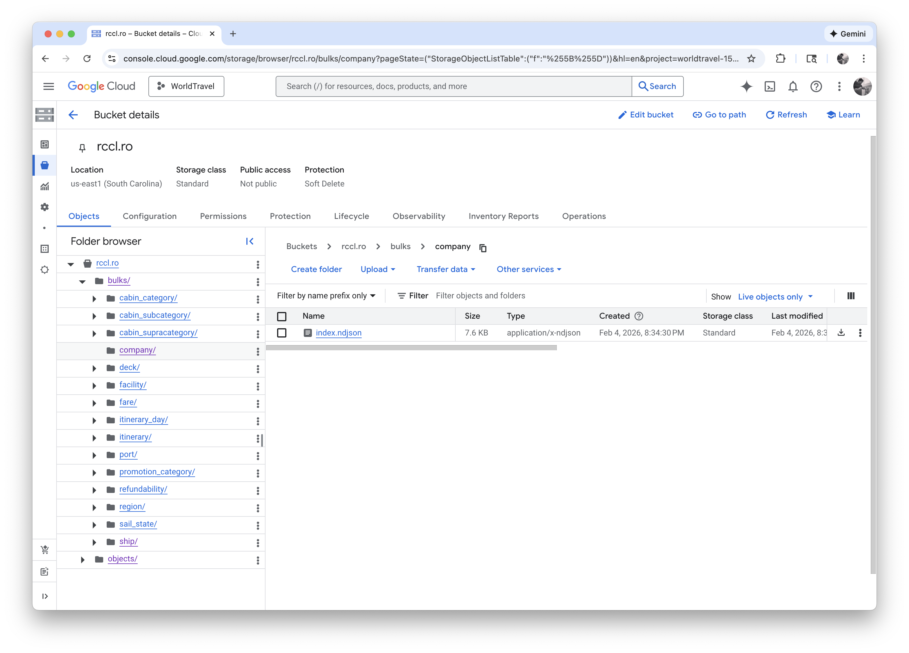 Bulks bucket structure